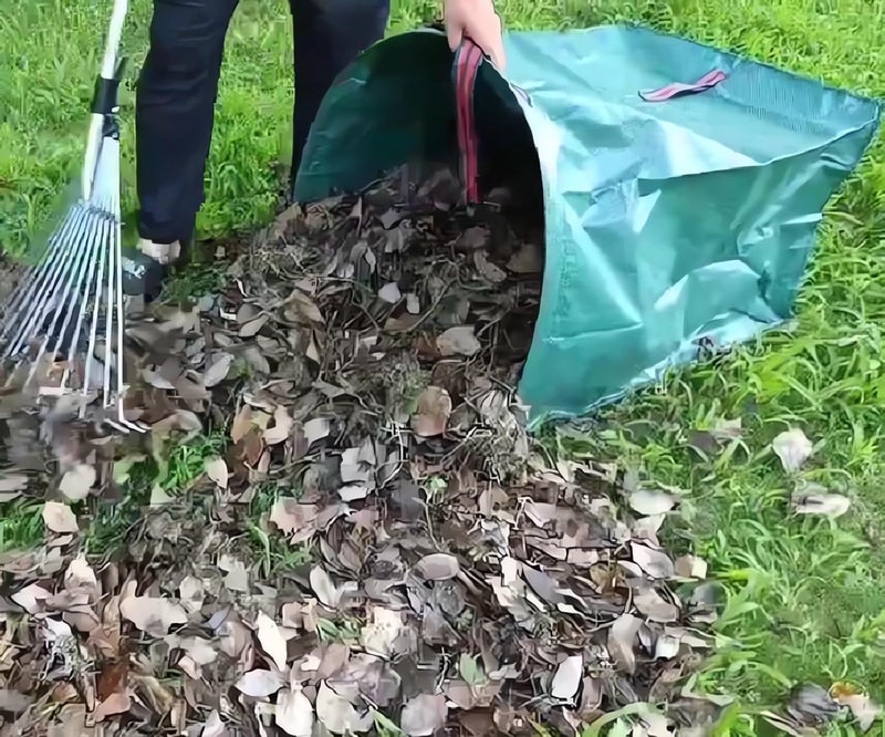 RISETEX Leaf Bag Holder – Collapsible Yard Waste Bag, Reusable Garden Debris Bag for Leaves, Lawn Trash, Camping, Parties & Laundry - Image 3